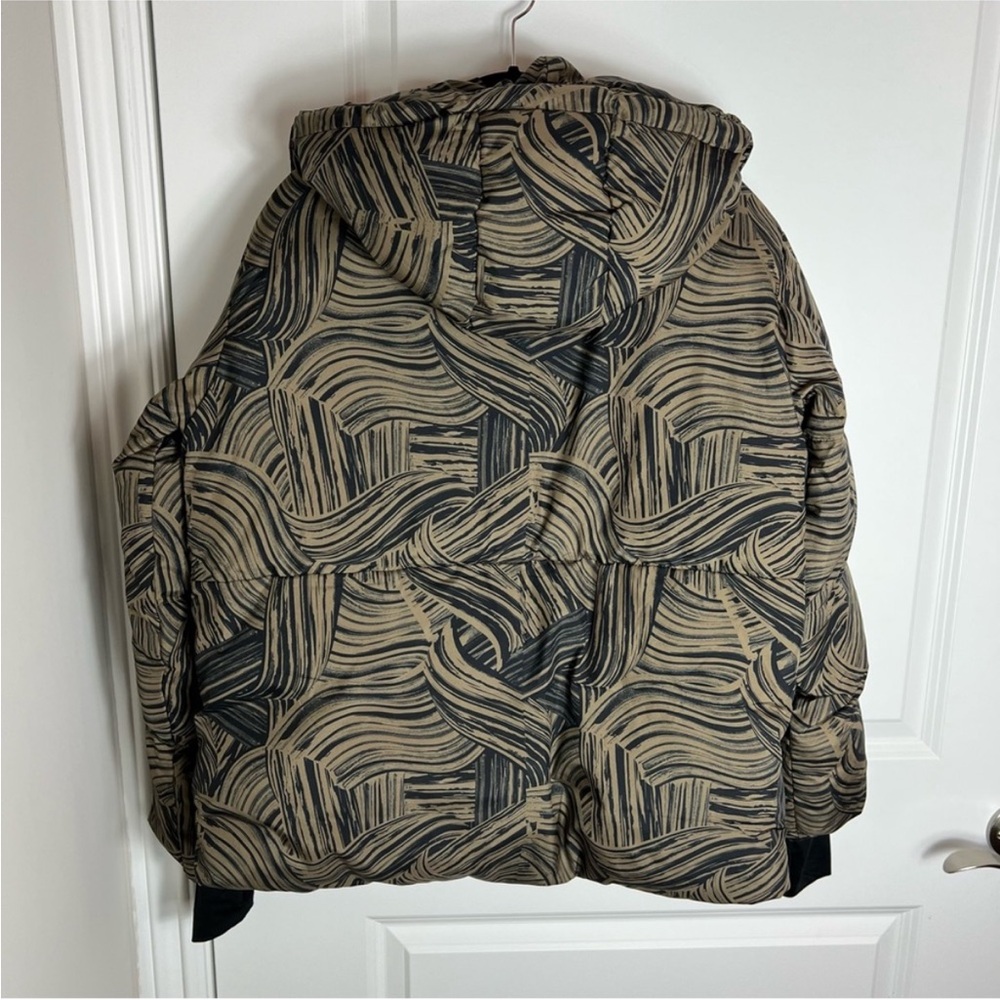 Garnet Hill Printed Down Fill Coat - Picture 9 of 10